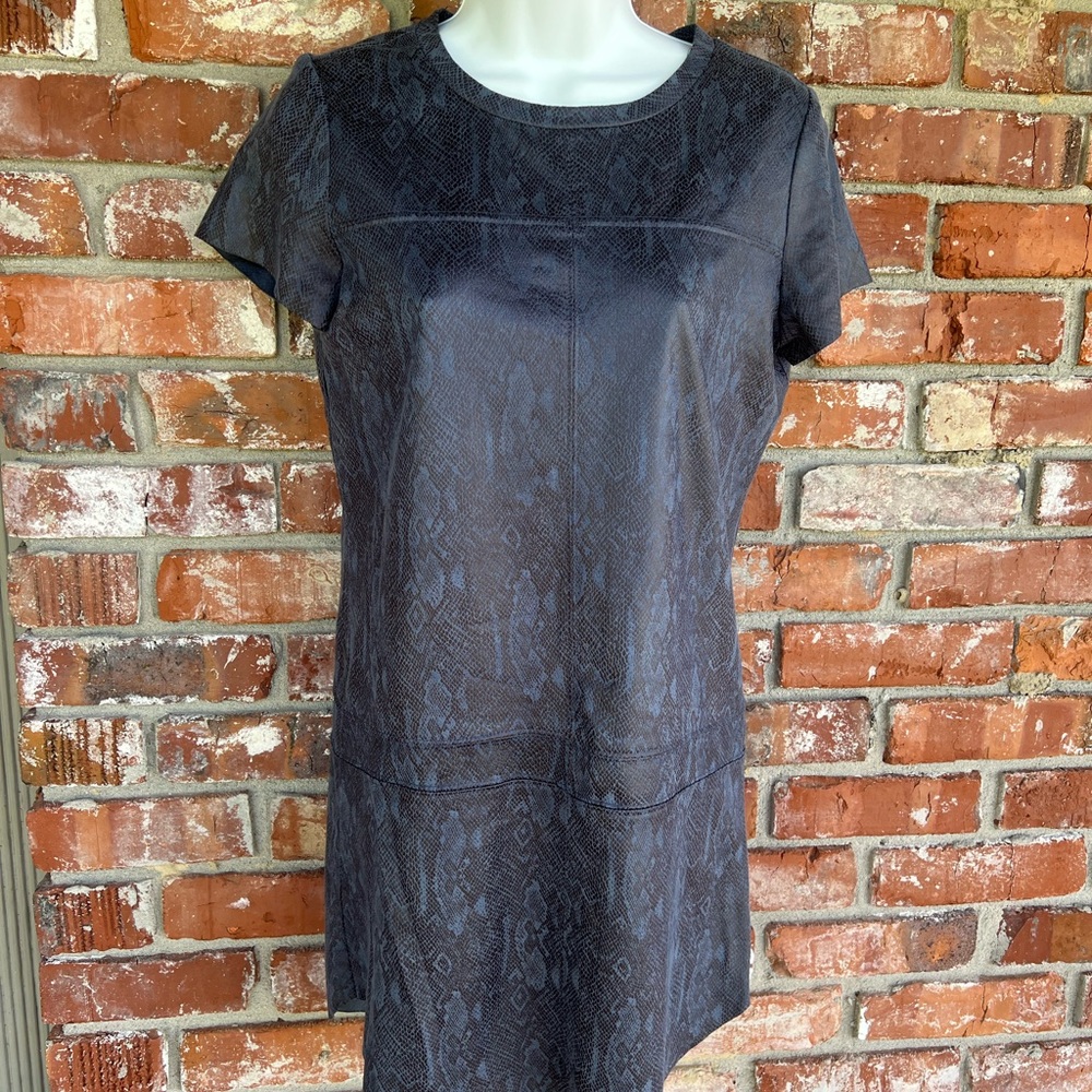 Lavendar Brown snakeskin print dress size XS